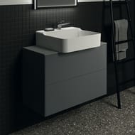 Тумба под раковину Ideal Standard CONCA (800x373x540) 2 ящика, антрацит матовый лак T4352Y2