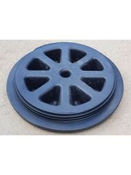 Крышка колодца Polimer Group КН 780 (100х800) пластиковая, черная SK111