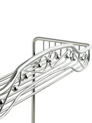Migliore Complementi Полка-решетка большая двойная 40x15x40 см хром ML.COM-50.702.CR