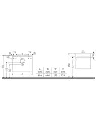����� ��� ���������� Duravit Ketho.2 440�684�460 �������., 1 �����, ����: ���� �������   K25076091910000