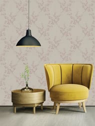 Обои виниловые на флизелине Zambaiti Satin Flowers IV (0,53х10,05) светло-бежевые Z66833 (рул.)