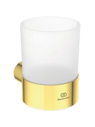 Стакан для зубных щеток Ideal Standard CONCA T4505A2 настенный, цвет: золото брашированное