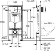 Grohe Rapid SL ����������� ��� ���������� ������� 3 � 1, � ��������� ������� Skate Air 38721001