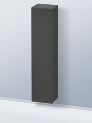 Пенал Duravit DuraStyle (400х1800х360) петли слева, цвет: графит матовый DS1229L4949