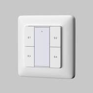 4-х кнопочная DALI DT6 панель Maytoni Lighting control 721052 для одной группы и 4-х сцен, 0,1Вт, белый