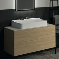 Тумба под раковину Ideal Standard CONCA 1200x505x540 2 ящика внешних, шпон светлый орех T3945Y6