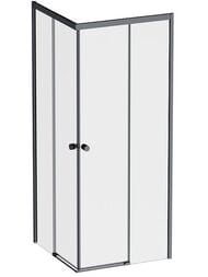 Душевое ограждение AM.PM X-Joy 800х800х1900 черный матовый/стекло прозрачное W94G-403-8080-BT1K