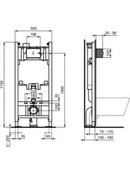 ����������� Ideal Standard PROSYS ECO ��� ���������� ������� R046367