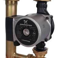 Насосная группа STOUT для твердотопливных котлов 1 с насосом Grundfos UPSO 25-65 SDG-0014-002502
