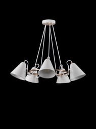 Люстра Freya Falke (Фок) FR8001PL-05WG, IP20,белый