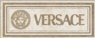 Уценка! Вставка VERSACE Palace Gold White Firma 8921 (40х95) белый+золотистый (шт.)