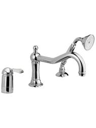 Смеситель на борт ванны Nicolazzi Cinquanta, ручки Petit Mont Blanc хром 3449CR76