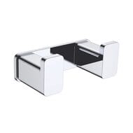 Крючок AQUAme Tivoli двойной, настенный, хром AQM7302CR