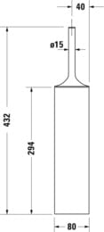 ��� ��� ������� DURAVIT Starck T ���������, ����: ������ ������� 0099454600