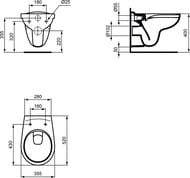 ������ ��������� Ideal Standard EUROVIT 355�520 ������������ K881001