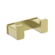 Крючок AQUAme Tivoli двойной, настенный, шлиф. золото AQM7302BG