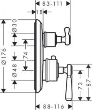 ��������� Axor Montreux 16801820 ���������������� � �������� ��������, ����. ������