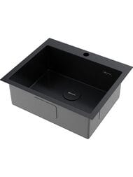 Мойка Omoikiri AKISAME 59-GB (590х510х200) монтаж врезной/вровень, графит, 4997014