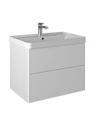 Тумба с раковиной toHit Evron 70 (714x580x481) подвесная, 2 ящика, цвет: белый TH04-130570
