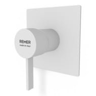 Смеситель для душа Remer Metrica MC30QBO, белый матовый