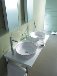 Раковина DURAVIT STARCK 2 435х395х115 покрытие WG,шлифованная, без перелива 23214400001