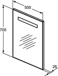 ������� Ideal Standard MIRROR&LIGHT (500�700) � ����������, �������� T3339BH