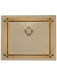 Мойка ALVEUS Monarch Quadrix 50 (550х450) монтаж универсальный, нерж.сталь 1мм, PVD бронза 1103384 — миниатюра 1