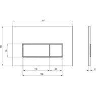 ������� ����� RAVAK UNI SLIM ������������, ������ ������� X01744