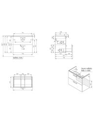 ����� ��� ���������� Cersanit MELAR 80 (680�776�445��.) �����,   64130