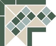 ���� Top Cer Octagon New Corner Lisbon Tr.16, Dots 13+18, Strips 18 (215�215) ������� (��.)