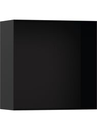 Шкаф-ниша Hansgrohe XtraStoris Minimalistic 56079670 300х300х140мм с открытой рамой, цвет мат.черный