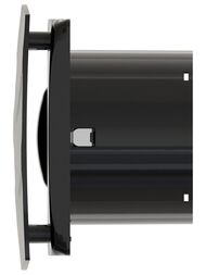 Вентилятор ERA WAVE D100 накладной, 100 м3/ч, 25 дБ, обр. клапан, черный, WAVE 100C Black classic
