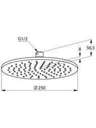 ������� ��� KLUDI A-QA DN15 ������� 250��, ������, ����� 6432591-00