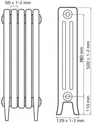 �������� �������� Retro Style LOFT 350 (500�60�129) 1 ������ 102 ��