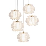 Подвесной светильник Freya Flower (Флаэ) FR5579PL-L40BS,2800 K,83 Ra,220/240 V,IP20,латунь