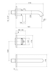 ��������� ��� �������� Kerama Marazzi Linea/����� ������������ ���������, ���� ������ 71028EKM.21.018