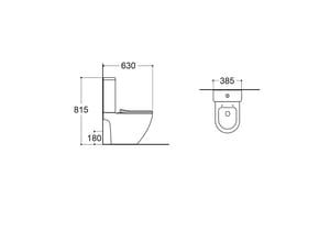 ������-������� ������� ������ (630�385�815) ������������, ���� �������,������� Soft Close AQ2903T-00