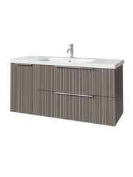Тумба под раковину Caprigo RAIN 120 (1166х446х550) подвесная, 2 ящ, 1 дверь, Айрон 36517L-SF025