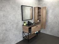 Зеркало COMFORTY Бредфорд-90 (900х800х40) черный 00004147988