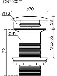 ������ ������ Ceramicanova Click-Clack, ��� ��������, ������������ ������, ������� ������� CN2000ML
