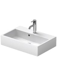 Умывальник Duravit Vero Air 236860 600х400 шлифов., отверстие под смеситель, перелив, белый