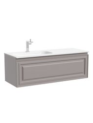Тумба под раковину Sancos Very VR120LSM 1195х445х406 подвесная, левая, 1 ящик, цвет: Doha soft