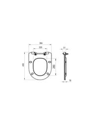 ������� Ravak ��� ������� Vita slim, ���������, SoftClose, ���� ����� X01861