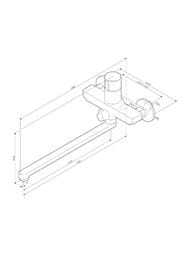 Смеситель AM.PM X-Joy TouchReel для ванны/душа, нажимной, длинный излив, хром F85A90500 — изображение 13