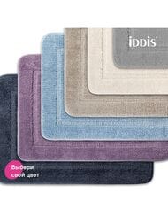 Коврик для ванной комнаты IDDIS Promo 450х450 с вырезом, микрофибра, серый PTLT06Mi12