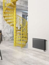 Радиатор стальной Royal Thermo Ventil Compact тип 22 ВШГ 500х700х100, 836Вт, нижн.подкл, черный