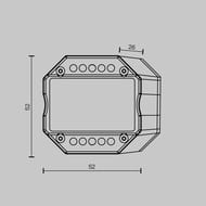 Усилитель сигнала Maytoni Lighting control 711011 SPI 2 канальный, белый