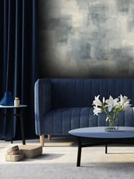 Обои виниловые на флизелине Grandeco Asperia A 60003 (0,53х10,05) штукатурка, синие (рул.)