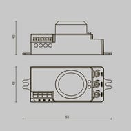 ������������� ������ Maytoni Lighting control SM-01, 300��, �����