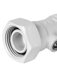 Узел нижнего подключения прямой раздельный ROYAL THERMO 3/4х3/4ЕК белый RANPP13434WH